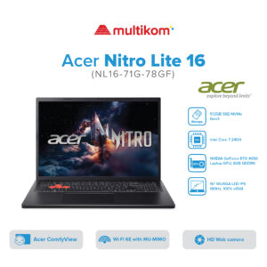 ACER GAMING NITRO LITE 16 NL16-71G-78GF Intel Core 7 240H RTX4050