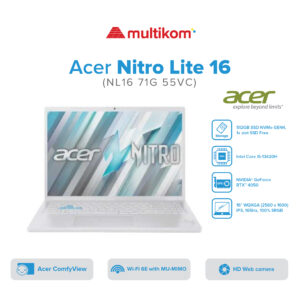 ACER GAMING Nitro Lite 16 NL16 71G 55VC i5 13420H RTX4050