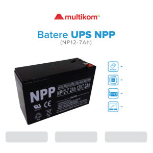 UPS BATTERY UPS NPP NP 12-7Ah 12V7Ah