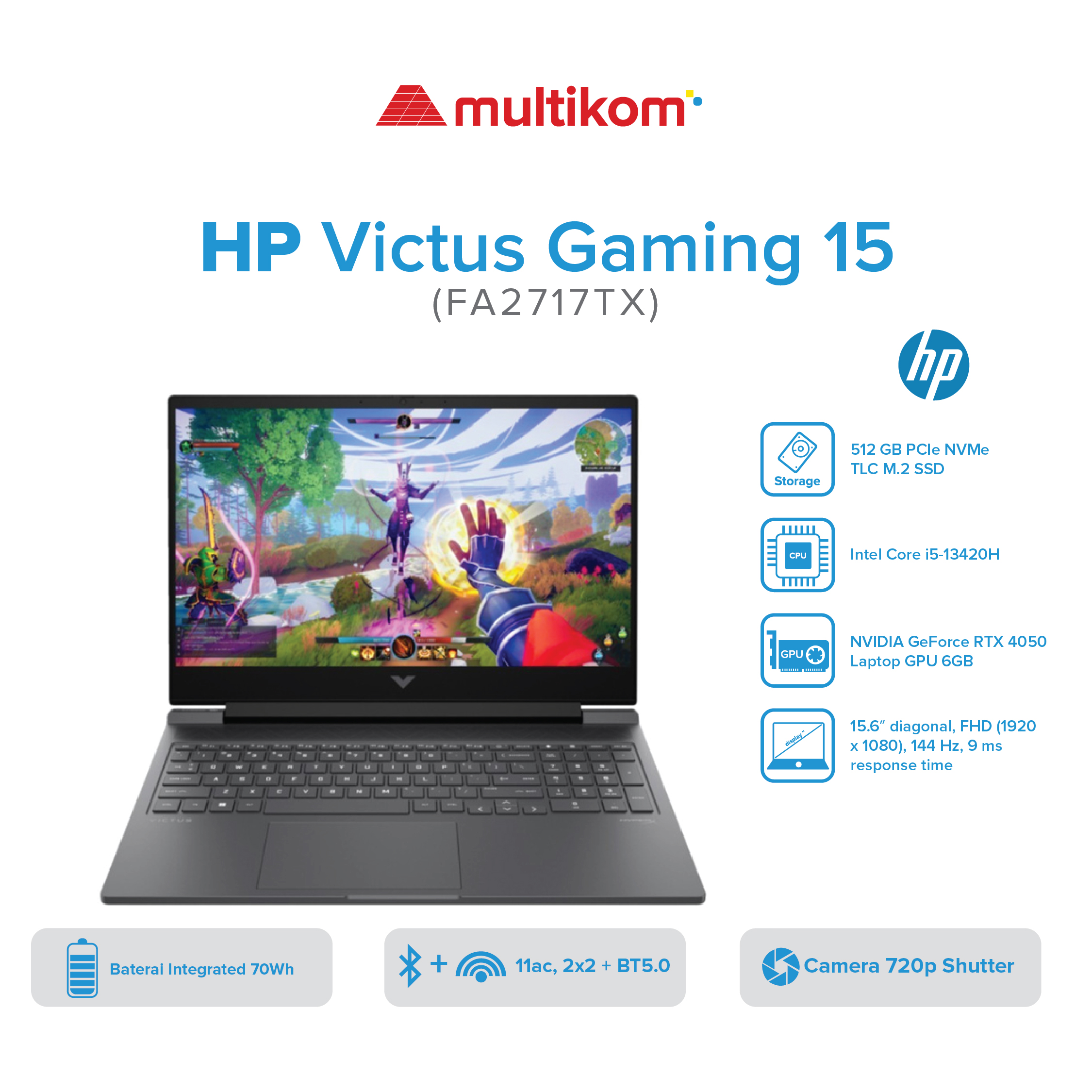 HP Victus 15 Intel i5 13420H RTX™ 4050 - Image 2