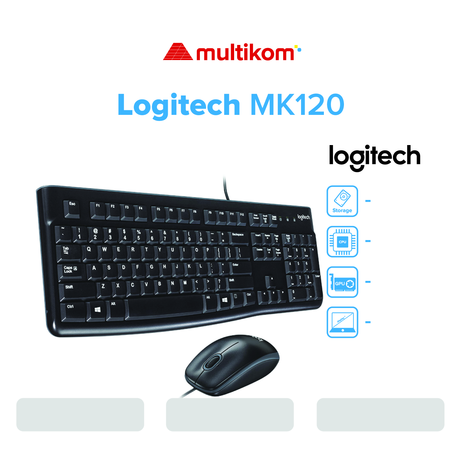 KEY+MS LOGITECH MK120