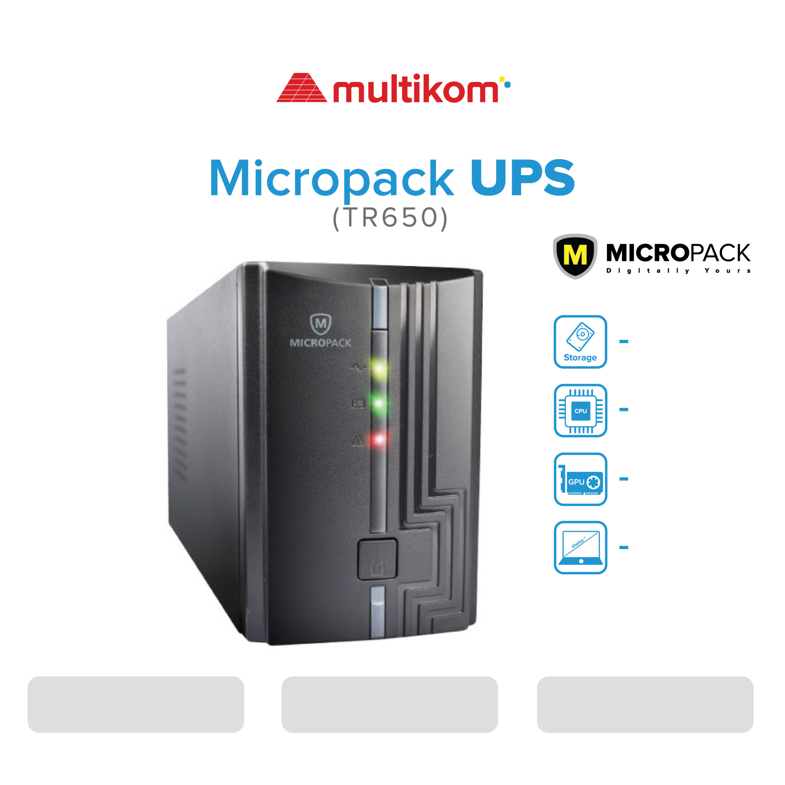 UPS Micropack TR650 650VA Battery 7,2AH