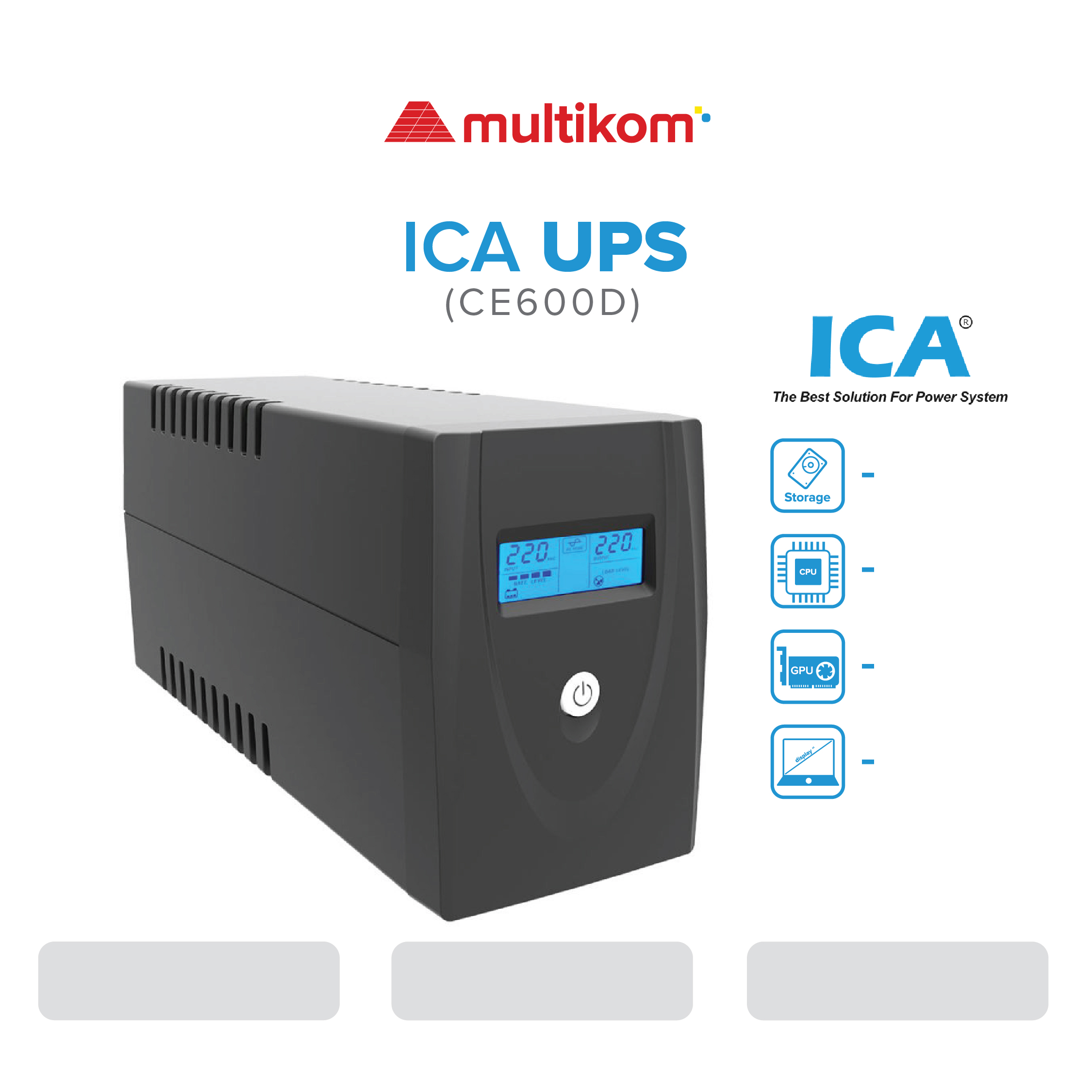 UPS ICA CE600D 600VA 300W