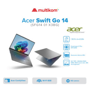 ACER Swift GO 14 AI SFG14 01 X3BG Snapdragon X Plus X1P 42100