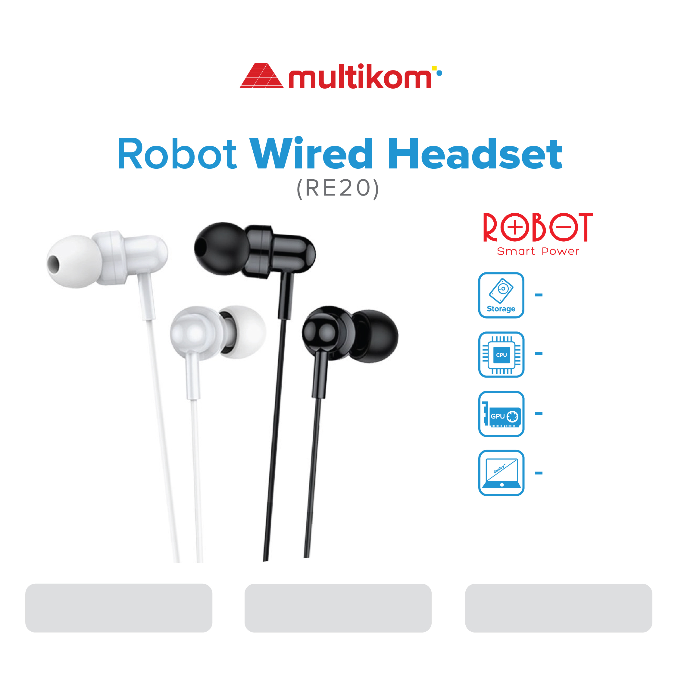 ROBOT WIRED HEADSET RE20