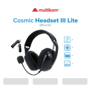 HEADSET COSMIC III LITE BLACK