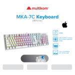 KEYBOARD MKA-7C WHITE CLICKY