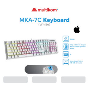 KEYBOARD MKA-7C WHITE CLICKY