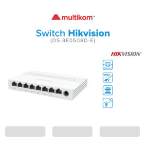 SWITCH HIKVISION 8 PORT DS-3E0508D-E
