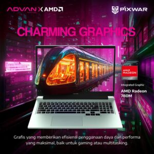 Advan Pixwar AMD Ryzen 7 8745HS 16GB SSD 512GB 15.6INCH TouchScreen W11