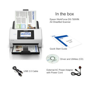 EPSON WORKFORCE DS-790WN A4 Duplex Sheet-fed Document Scanner