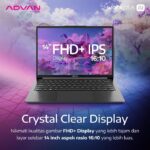 ADVAN Workplus AI Ryzen 7 255 8GB 512GB 14inch FHD+ 16:10 IPS W11 Dual Cooling