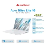 ACER NTRO LITE 16 NL16-71G-506C Intel Core 5 210H 16GB SSD 512GB 16INCH RTX3050 W11+OH2024
