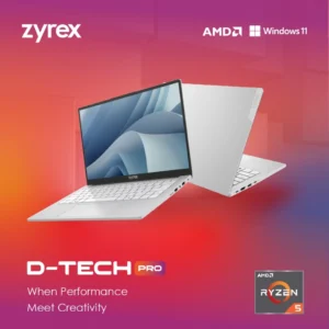 ZYREX D-TECH PRO V1 RYZEN 5 6600H 16GB 512GB W11 14.0FHD IPS BLIT LAN 1Y